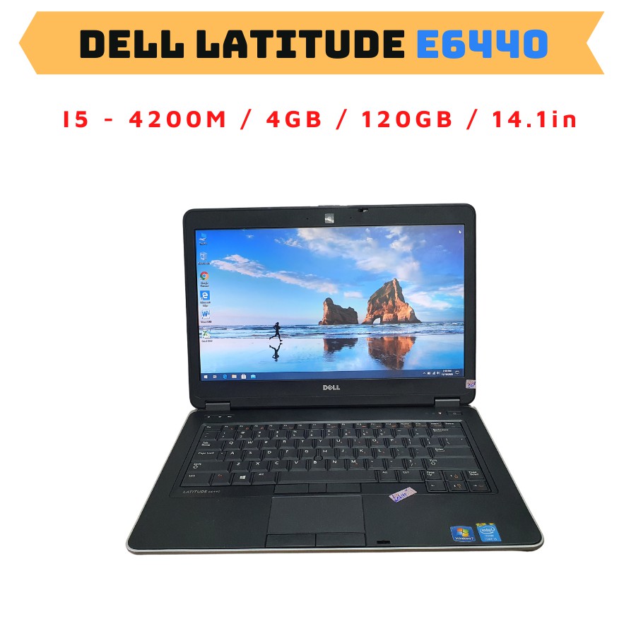 Laptop Dell E6440 I5-4200M, 4GB, SSD 120G, 14,1 Inch