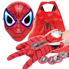 Set 5 Chi Tiết Bộ Hóa Trang Siêu Nhân Nhện Cho Bé Trai