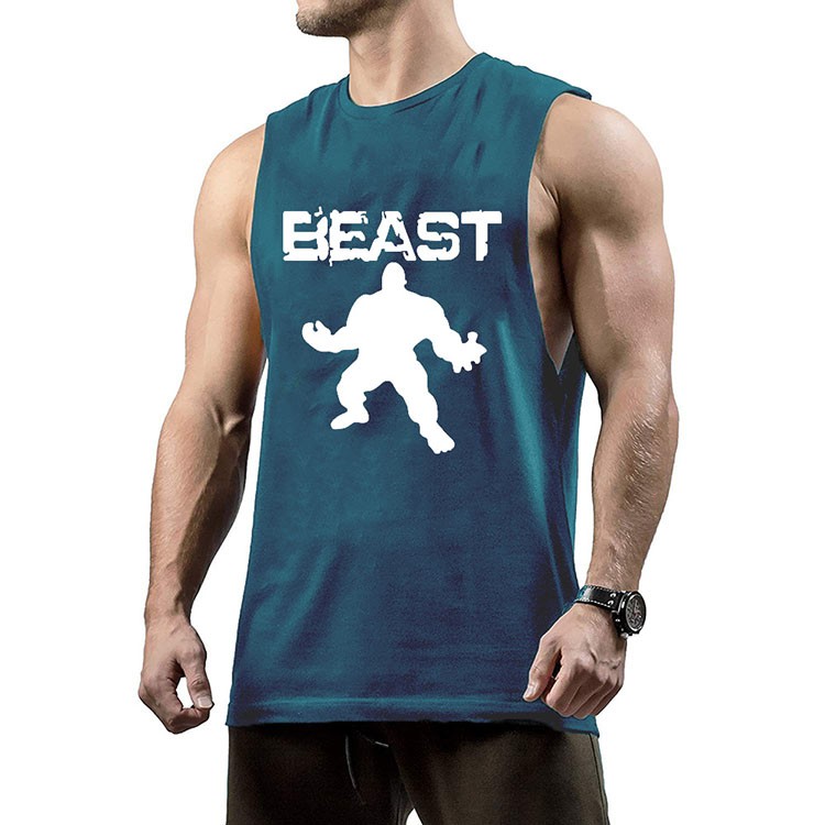 Áo Tập Gym Mùa Hè Mới BEAST -  Áo Tập Gym 3 Lỗ Vải Cotton cao cấp