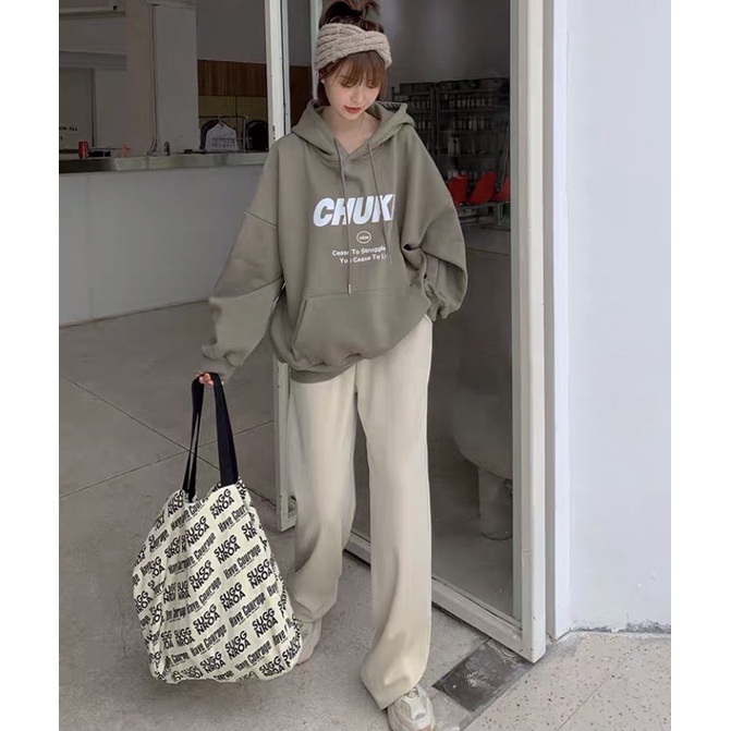 ÁO HOODIE NỮ , ÁO CHUKE CÓ TÚI TRƯỚC CHẤT VẢI MỀM, BÊN TRONG LÓT LÔNG (hàng có sẵn) | BigBuy360 - bigbuy360.vn