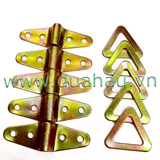 [50 bộ] Móc treo 4 lỗ Vàng