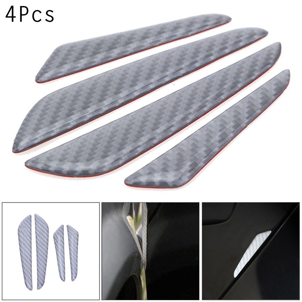 Joye 4 Cái Bảo Vệ Cạnh Cửa Ô Tô|Miếng Dán Sợi Carbon Bảo Vệ Chống Trầy Xước Cho Xe Hơi