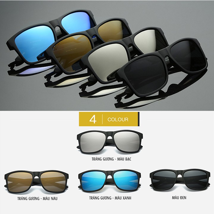 Mắt kính phân cực polarized chống chói, chống tia UV, kính mát nam PERFE - Mã số: MK1905