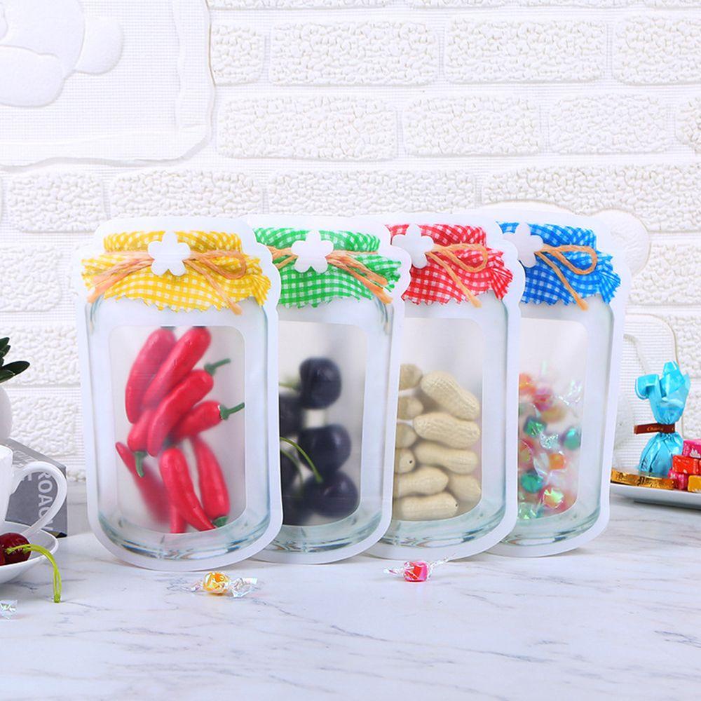 Bộ 10 Túi Zip Đựng Bánh Quy / Snack Tiện Dụng Cho Gia Đình DIY