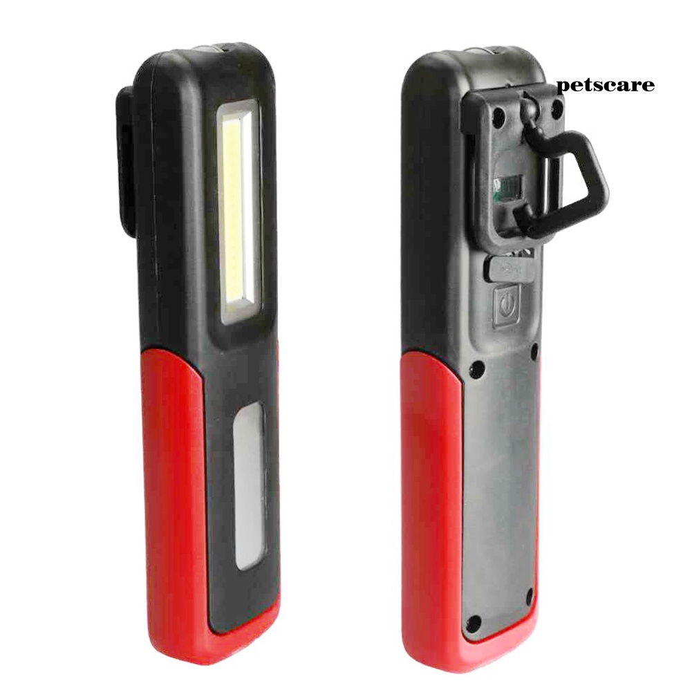 Đèn Pin LED COB PTCA Hít Nam Châm Có Thể Sạc Lại Qua USB