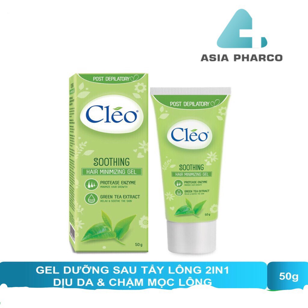 Gel làm dịu da sau tẩy lông Cléo - giúp chậm mọc lông 50g