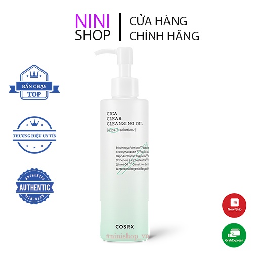 Dầu tẩy trang COSRX CICA CLEAR CLEANSING OIL 50ml