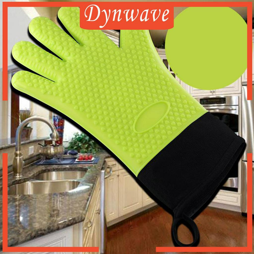 [DYNWAVE] Kitchen Oven Gloves Anti-scalding Mitts for Baking Barbecue Cooking Grilling