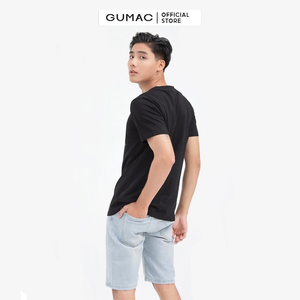 Áo thun nam in chữ california GUMAC ATNB670 | BigBuy360 - bigbuy360.vn