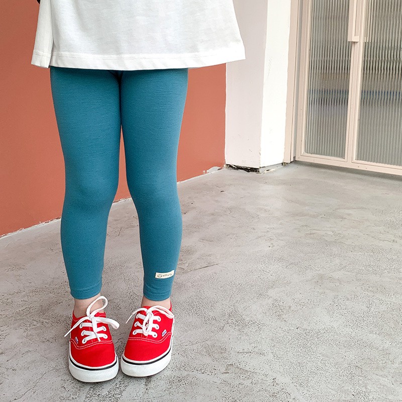 Quần legging dài mùa hè cho bé gái chất cotton co giãn - Quần áo trẻ em Ambb Kids 2-8 tuổi (Có clip, ảnh thật)