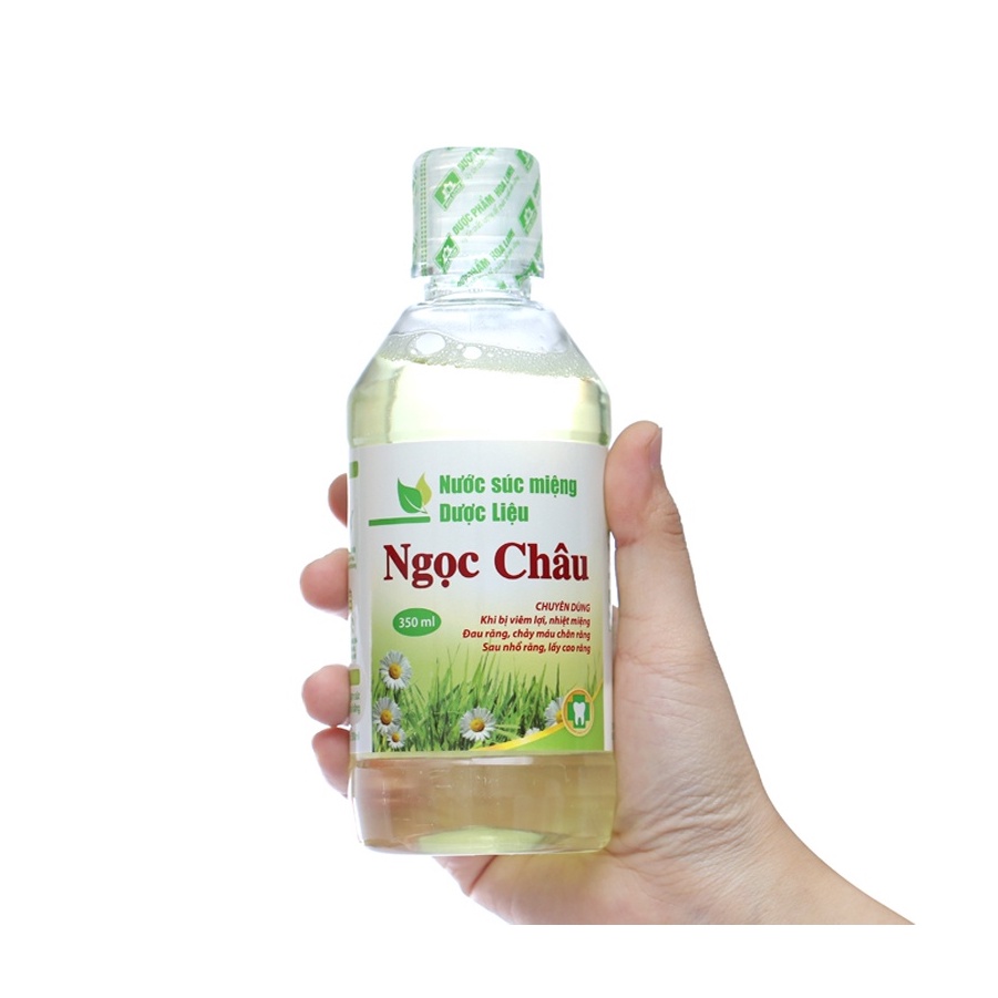 Nước súc miệng dược liệu Ngọc Châu 350ml