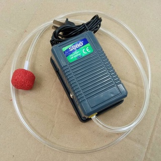 Máy sủi khí oxy bể cá cảnh mini 1 vòi công suất 2.5 - 3W SL/SB 2800 tặng dây và sủi