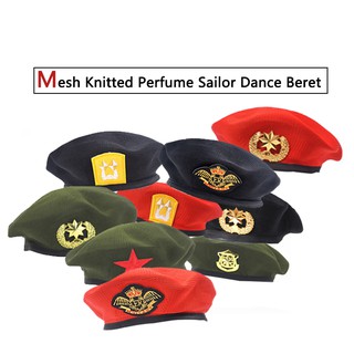 1 Mũ Nồi Len Màu Trơn Phong Cách Quân Đội Cá Tính