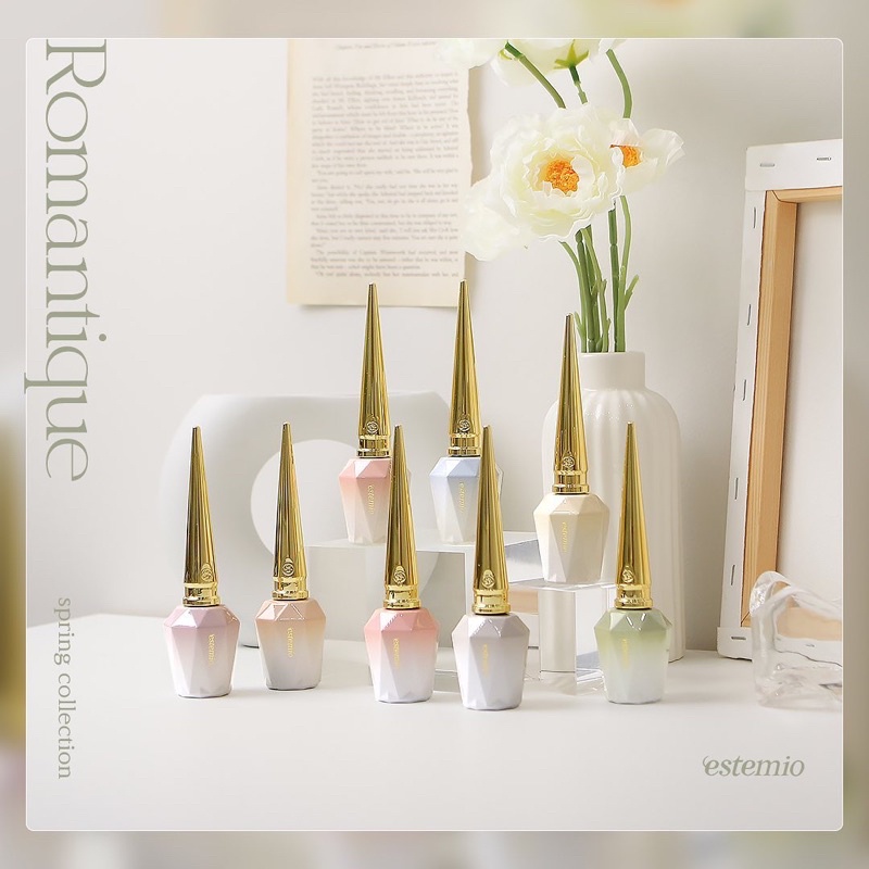 Sơn gel Estemio chính hãng Hàn Quốc set Romantique