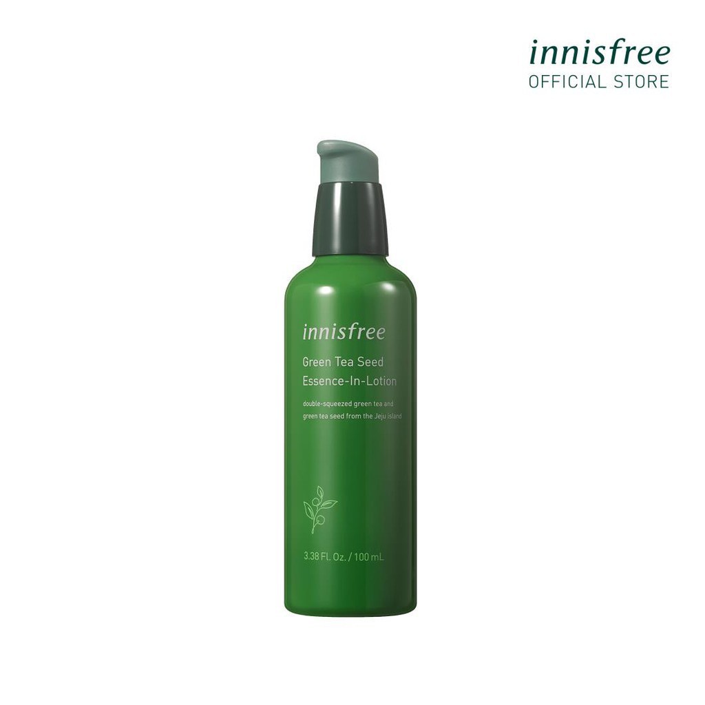 [Mã COSIF03 giảm 10% đơn 400K] Sữa dưỡng ẩm kết hợp tinh chất trà xanh innisfree Green Tea Seed Essence In Lotion 100ml