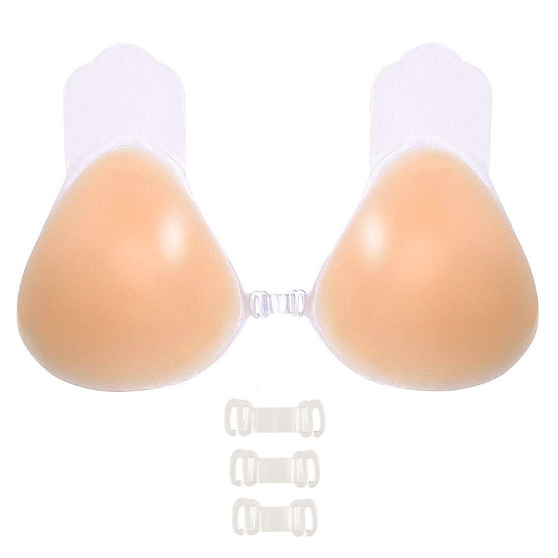 (Hàng Mới Về) Miếng Dán Ngực Silicon Vô Hình Có Thể Tái Sử Dụng