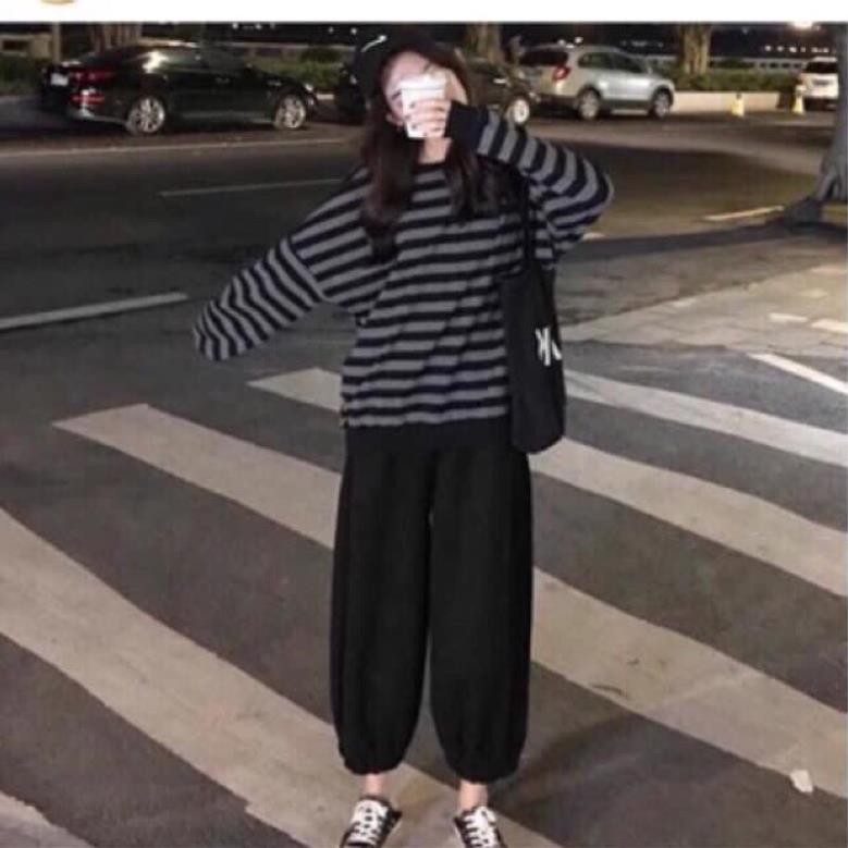 Quần Nỉ Ống BOOM Unisex - Jogger Thun Trơn Cạp Chun Dáng Rộng Ulzzang HOT