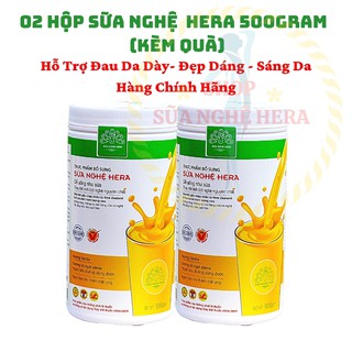 Sữa Nghệ HERA SN05 Đẹp Dáng -  Đẹp Da - Hỗ Trợ Đau Dạ Dày - Tốt Cho Mẹ Sau Sinh [CHÍNH HÃNG](2 HỘP 500GRAM)