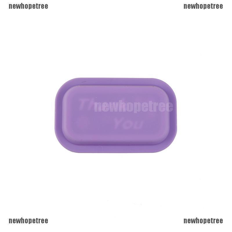 Khuôn silicone chữ nhật làm bánh xà phòng tạo hình thiên nga sáng tạo