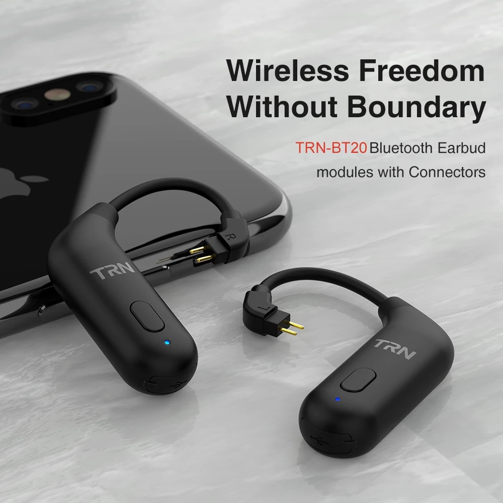 Dây Cáp Tai Nghe Bluetooth 5.0 TRN BT20 Cho TRN TA1 VX V90 MT1 BA5 BT20SPRO KZ ZSX EDX