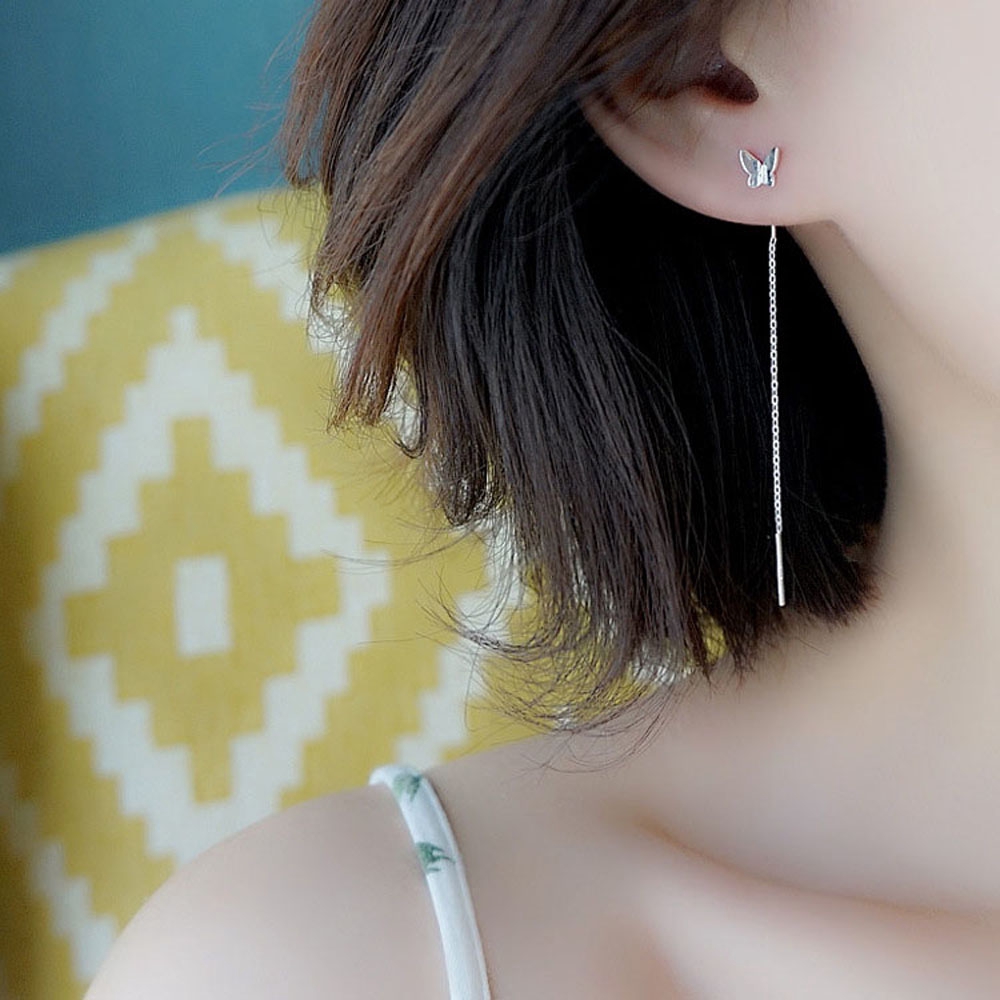 Bông Tai Dài Hình Bướm Cho Nữ