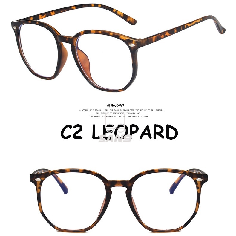 Mắt kính chống ánh sáng xanh phong cách INS Hàn Quốc retro cho nam nữ