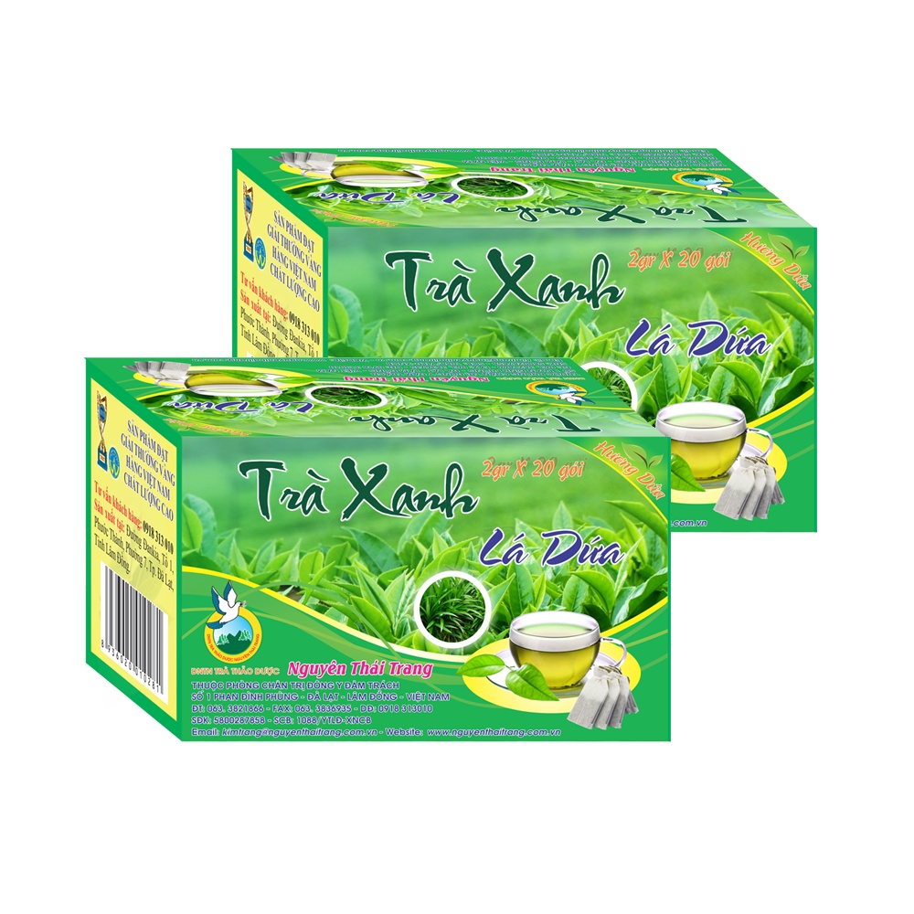 Trà Xanh Duy Trì Sự Trẻ Hoá (Hộp 20 Túi Lọc X 2g) - Nguyên Thái Trang – Thảo Dược Thiên Nhiên - Tốt Cho Sức Khỏe