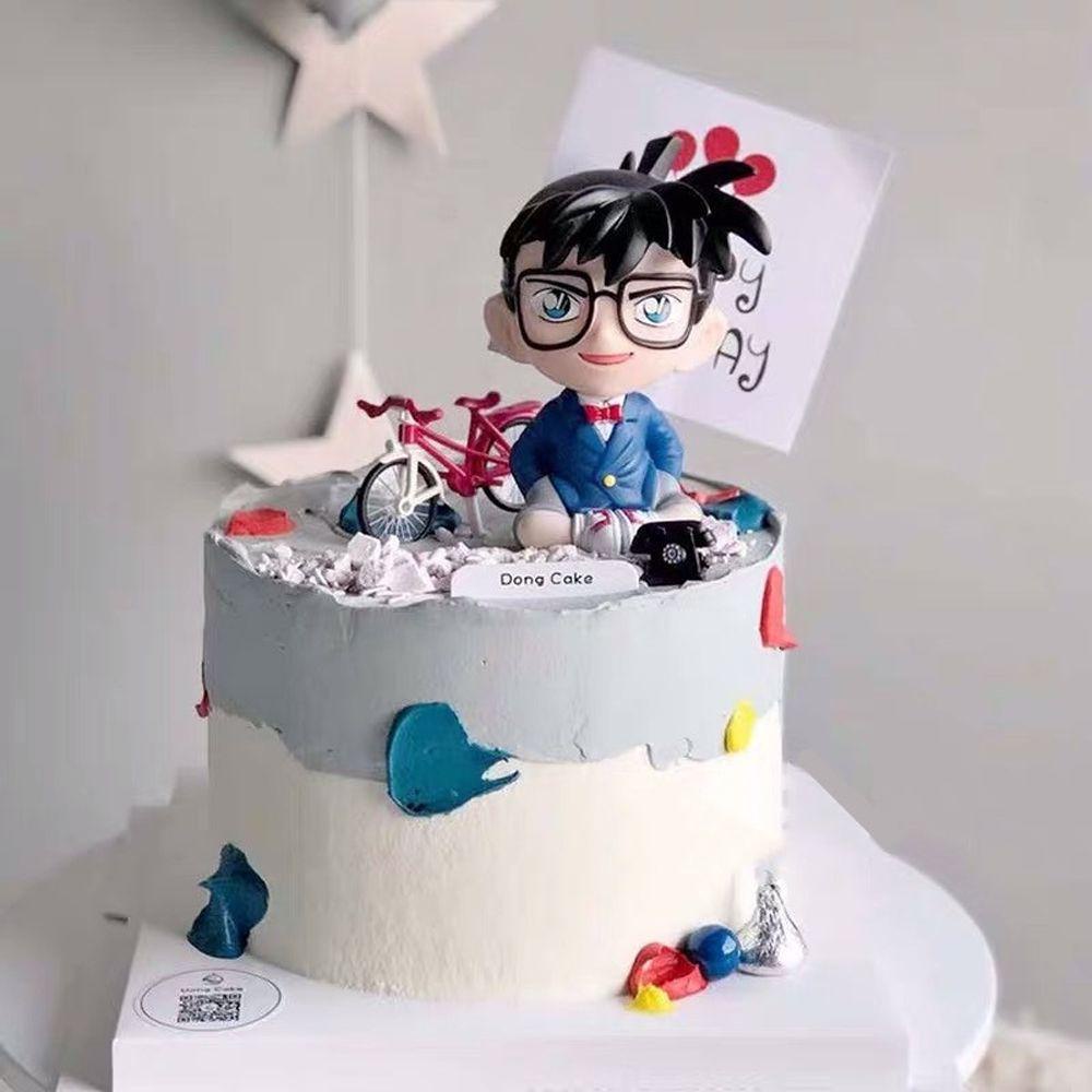 Mô Hình Thám Tử Conan Lắc Đầu Bằng PVC Trang Trí Xe Hơi