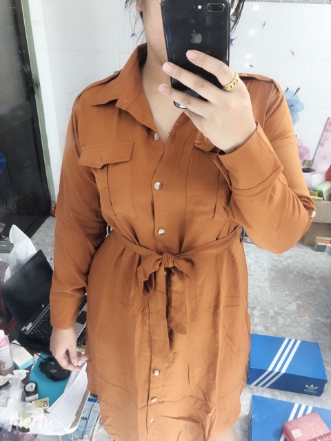 Đầm Cổ Đức Túi Hộp Bigsize