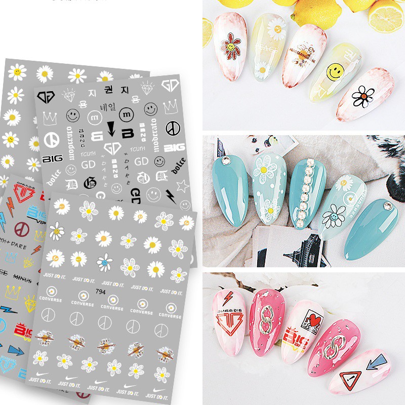 Sticker Nail Dán Móng Tay Hình Joyful Dễ Thương - Vani Store [KIRA0052]