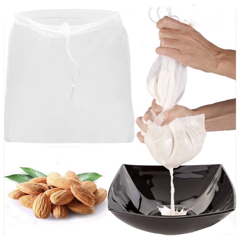 Túi lọc sữa hạt, đậu nành, hạnh nhân, yến mạch, óc chó