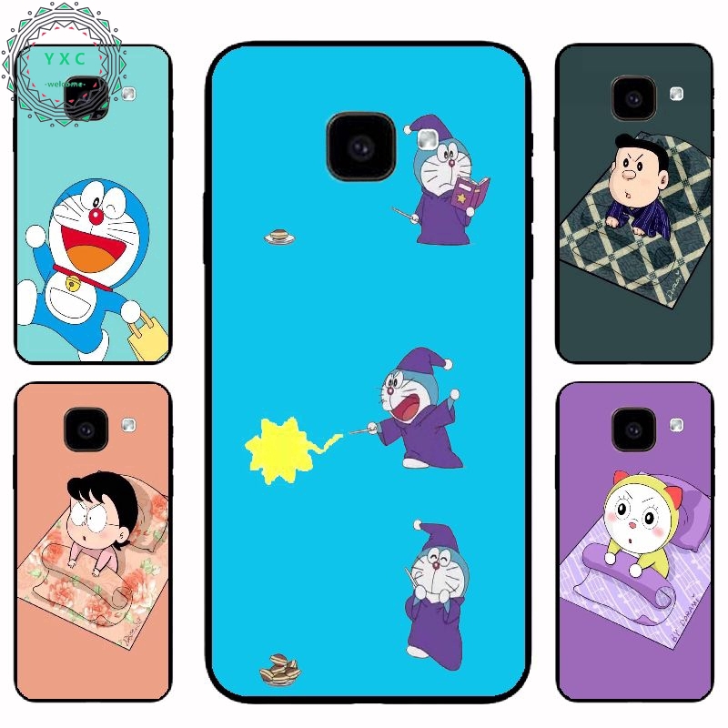 Ốp điện thoại mềm in hình Doraemon cho SAMSUNG J2 J5 J7 Prime A7 A8 A9 2018 A6 Plus A8 Plus M20