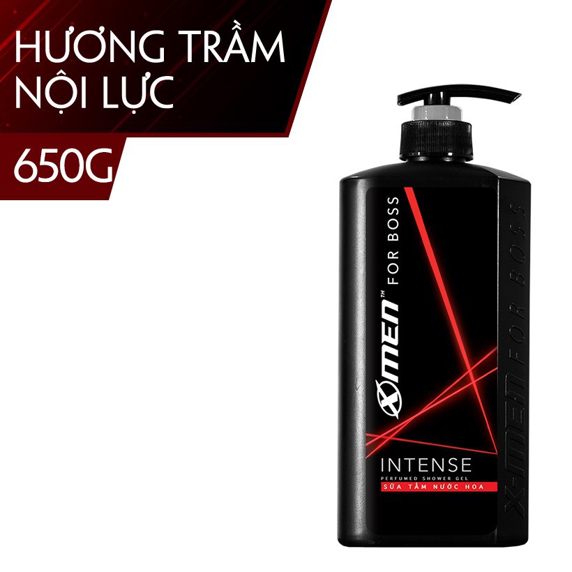 (CHÍNH HÃNG) sữa tắm /dầu gội nước hoa X-Men for Boss Intense/Luxury 650g