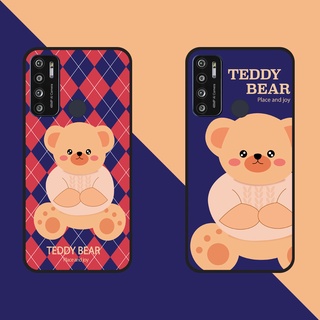 Ốp lưng Vsmart Joy 3/Joy 4/Active 3/Bee 3/Live/...dẻo đen hình Teddy