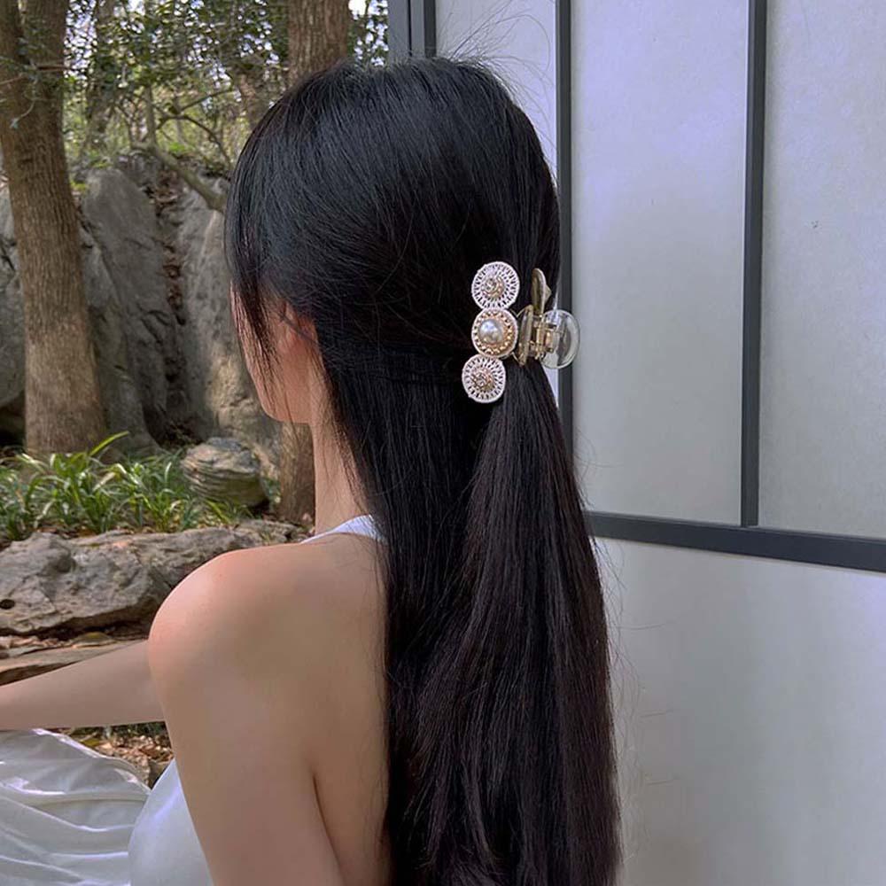 Kẹp Tóc Hình Cá Mập Phối Ren Thời Trang Cho Nữ