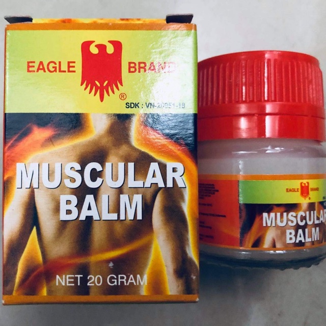 Dầu cù là Con Ó Eagle Brand Muscular Balm 20g - cao xoa cơ bắp con ó (indonesia - công ty vimedimex nhập khẩu)