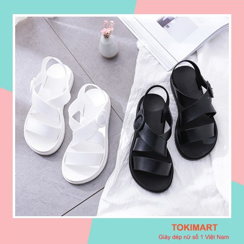 Sandal nữ, dép quai hậu nữ đi học, đi chơi thời trang DS04A, chất liệu nhựa dẻo siêu bền ,đế cao su chống trơn truợt