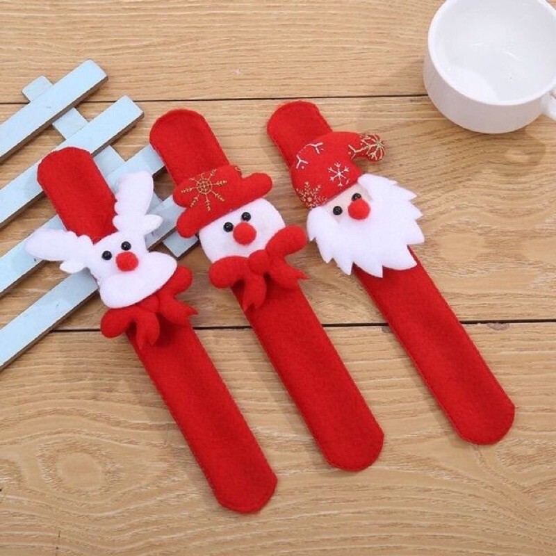 Vòng tay noel vải nỉ