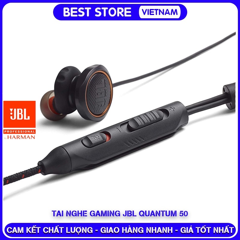 TAI NGHE GAMING IN-EAR JBL QUANTUM 50 - BẢO HÀNH 06 THÁNG