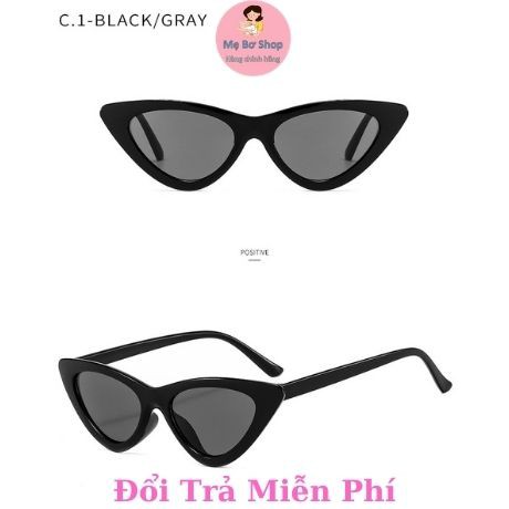 Kính Mắt Xếch Nhọn Nhiều Màu