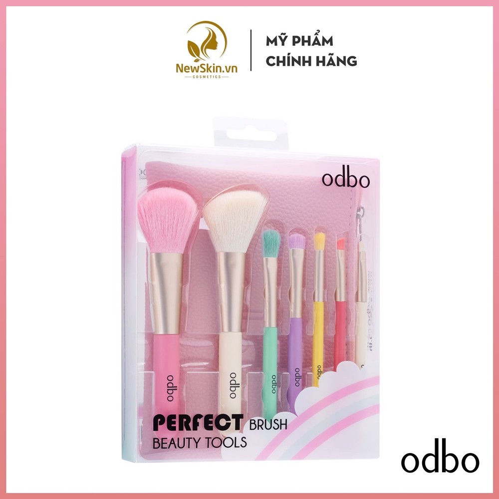[TẶNG kèm túi] Bộ Cọ 7 Cây ODBO Perfect Brush OD8-193