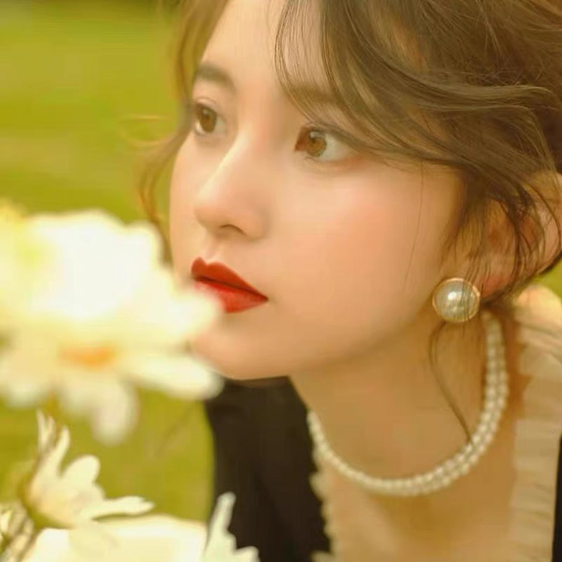 Vòng cổ 2 tầng ngọc trai nhân tạo sang trọng VC40