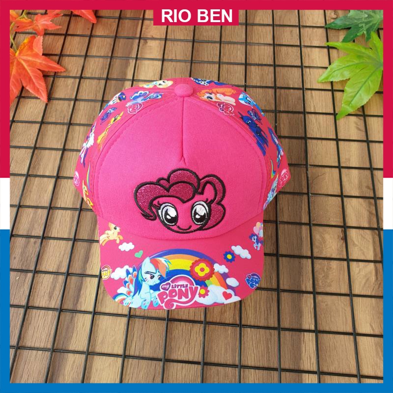 Nón cho bé nhỏ thêu hình dễ thương, bé từ 2-5 tuổi RBN049