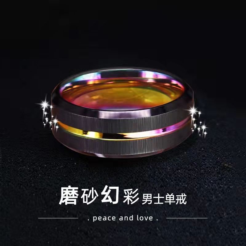 Nhẫn Nam Cao Cấp Hợp Thời Trang Không Phai Tự Vệ Vệ Sinh Không Phai Xu Hướng Khi Có Thể Giặt Được