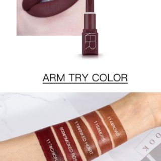 💄[Tách lẻ] Bộ 5 son thỏi siêu lì matte Pudaier màu hottrend