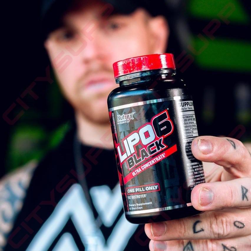 Nutrex Lipo 6 Black Ultra Concentrate , Hỗ Trợ Đốt Mỡ Giảm Cân, Ức Chế Sự Thèm Ăn, Chứa Caffein