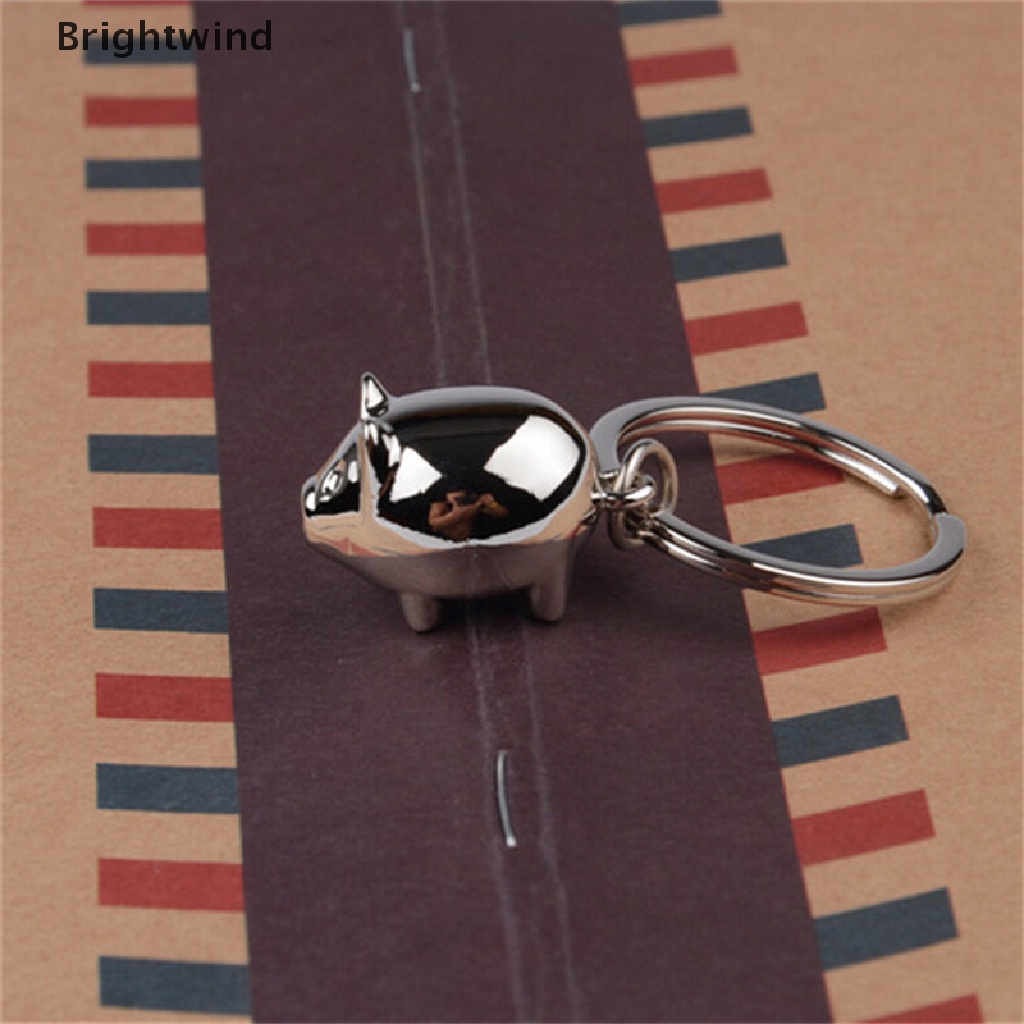 [Brightwind] 1Pcs Lovely Mini Pig Keychain Keyring Keyfob Cute Gift Ring Charm Decoration Hot Sell