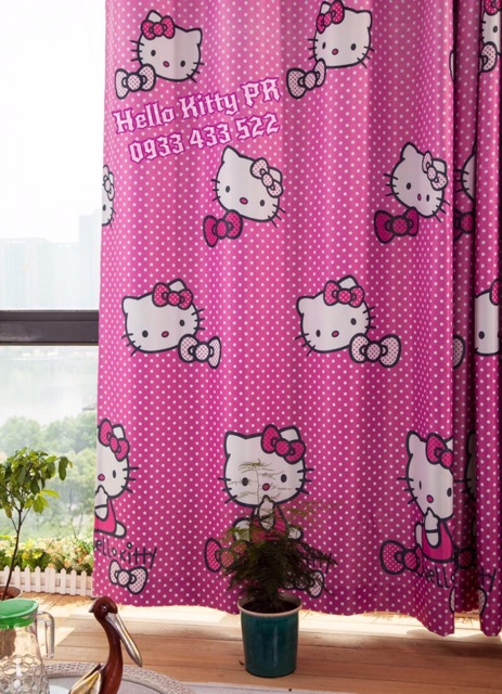 Rèm màn Hello Kitty