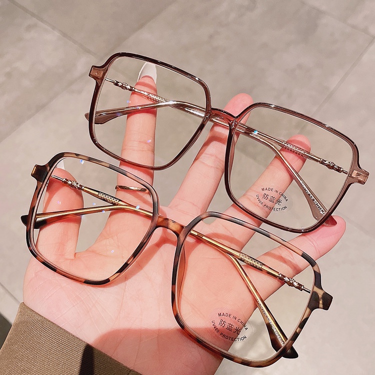 Gọng kính cận VIENDO vuông to đổi màu chống ánh sáng xanh chống tia uv màu sắc thời trang cho nam và nữ