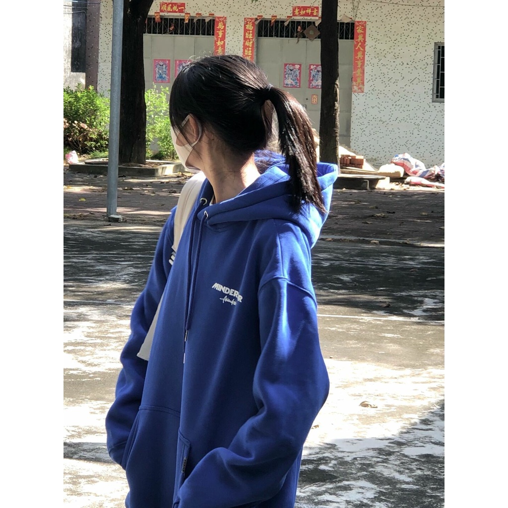 NRVP Áo Hoodie Dáng Rộng Thời Trang Hàn Quốc 2022 Dành Cho Nữ